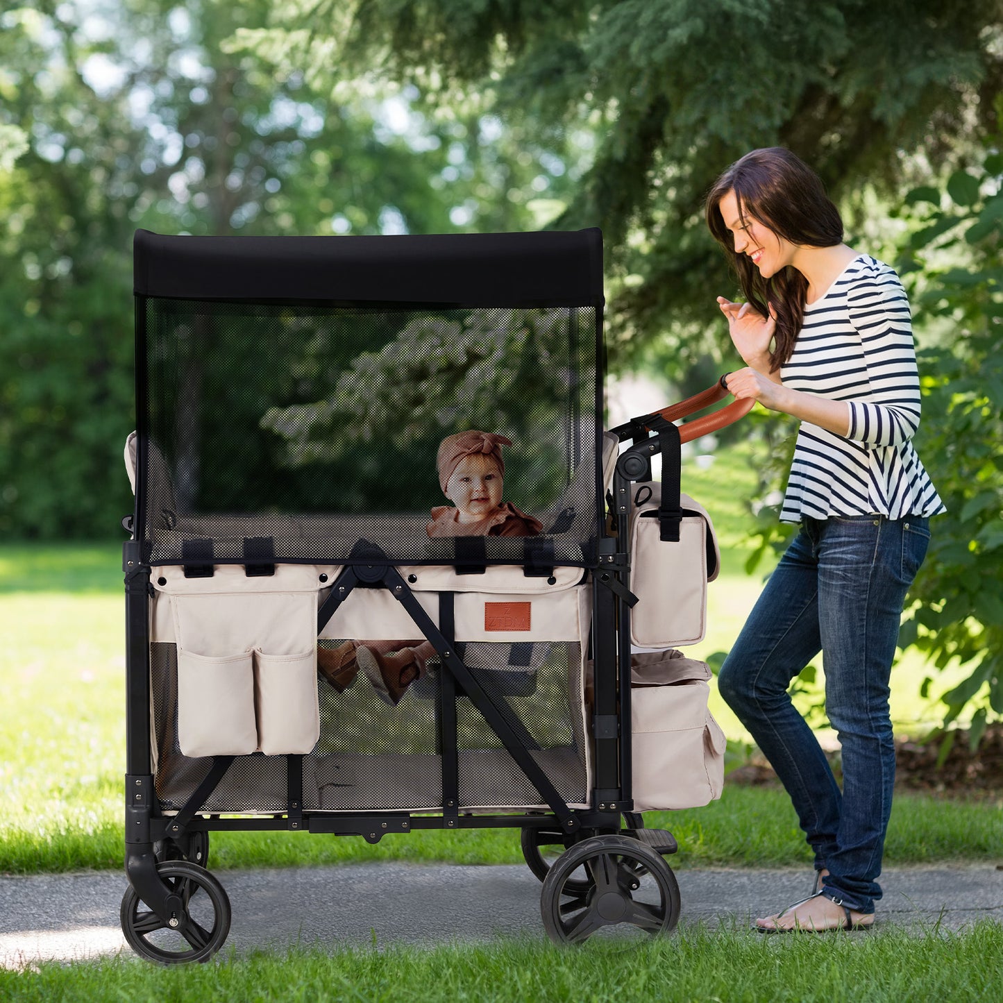 2 Seat Stroller Wagon